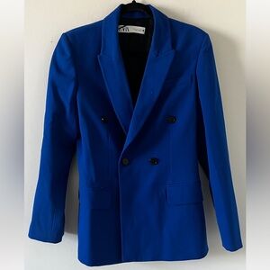Zara Blue Blazer in Small